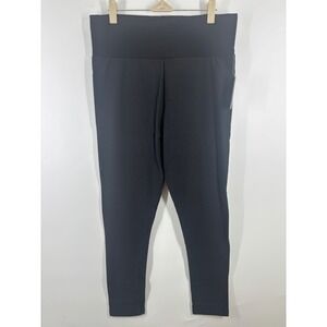 Plush Apparel Womens Fleece Lined Leggings Black High Waist NWT Large